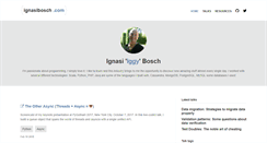 Desktop Screenshot of ignasibosch.com